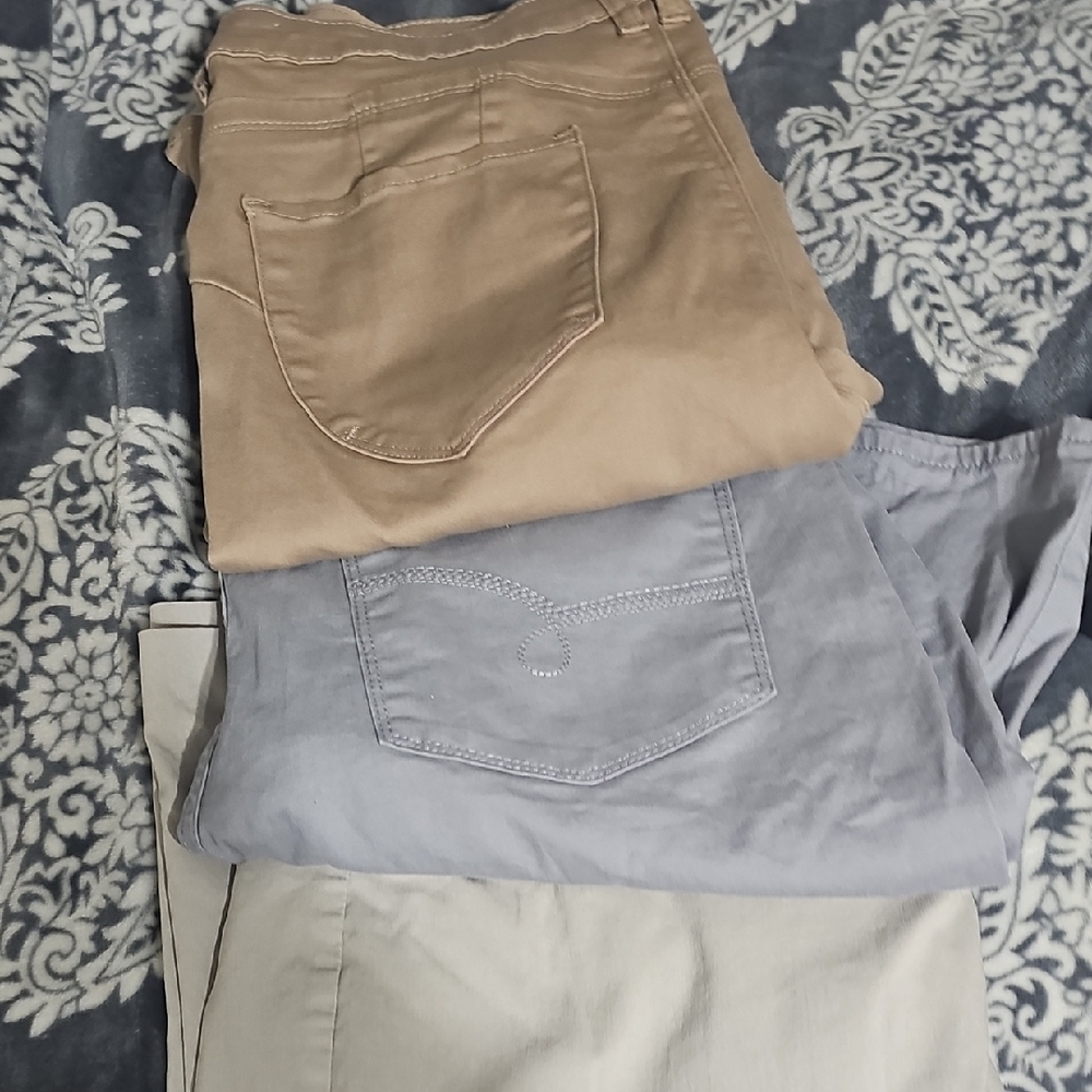 Hybrid & Company Women's Shorts in Brown, Gray, and Cream